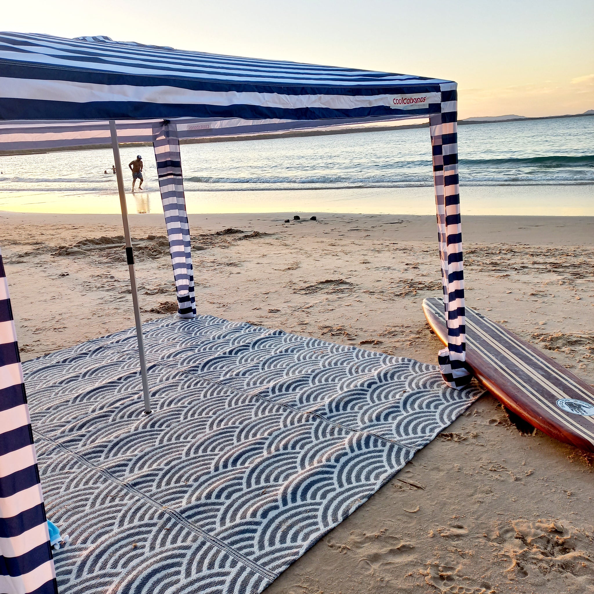 Cool Cabana Beach Mat Recycled Plastic – Zoya Collective